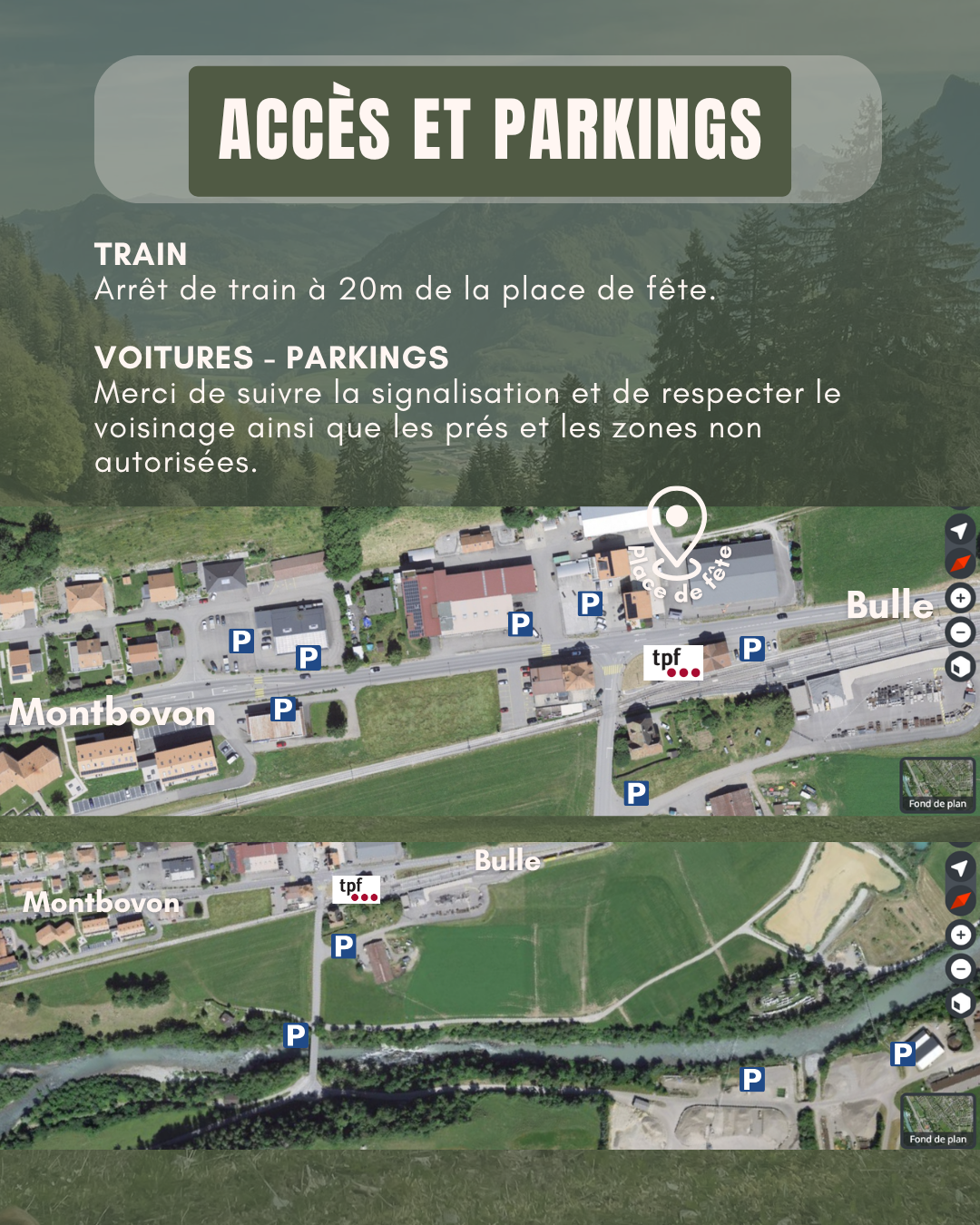 Accès et parkings